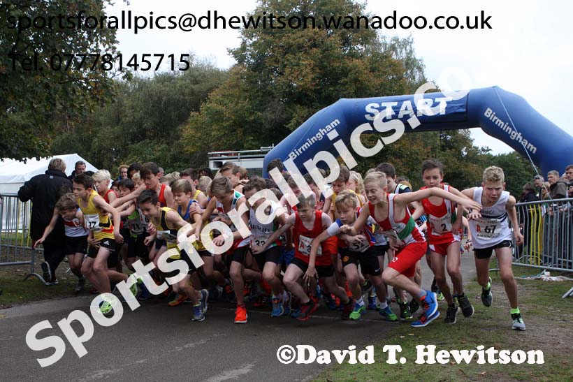 Boys under-13s ERRA Road Relays, Sutton Coldifield, Birmingham. Photo: David T. Hewitson/Sports for All Pics